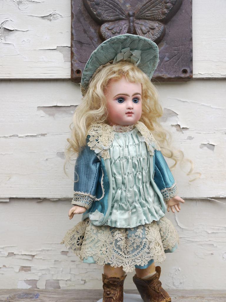 dress and bonnet 28ѡBLUEβ